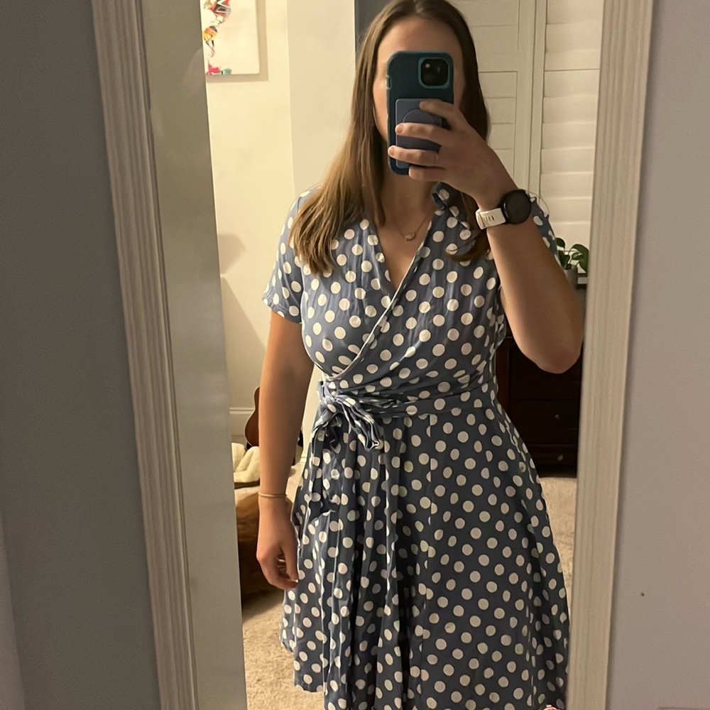 50s style polka dot party dress. Worn once!